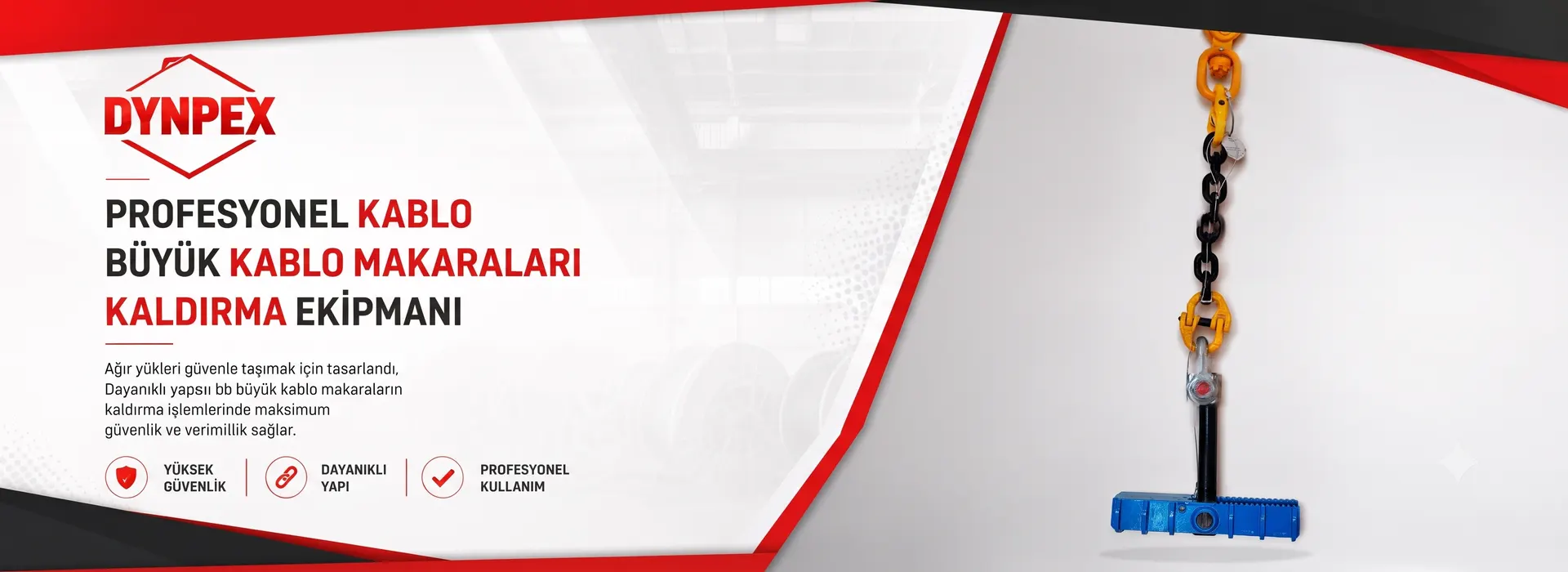 Dynpex L — Ağır tambur kablo çekimi